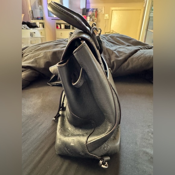 essential mini crossbody backpack in visetos Patricia The Essential backpack in our signature Visetos print coated canvas features convertible straps that can be styled your way. Benoliel Tote Bag Mcm Essential